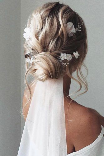 wedding bridal hairstyles for medium hair
